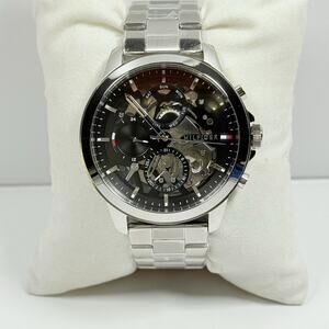 Tommy Hilfiger Henry 1710477 Black Dial Stainless Steel Strap Men’s Watch